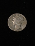 1945-D Untied States Mercury Dime - 90% Silver Coin