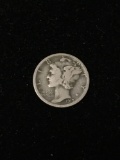 1919-S Untied States Mercury Dime - 90% Silver Coin