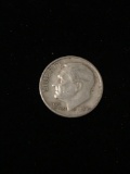 1960 United States Roosevelt Dime - 90% Silver Coin