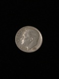 1955 United States Roosevelt Dime - 90% Silver Coin