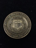 1987 Adjutant Generals Corps Regiment Military Challenge Coin