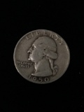 1950 United States Washington Quarter - 90% Silver Coin