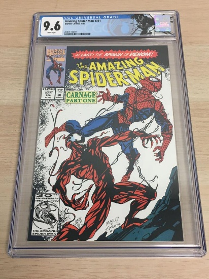 CGC Graded 9.6 - The Amazing Spider-Man #361 Comic Book from High End Collection