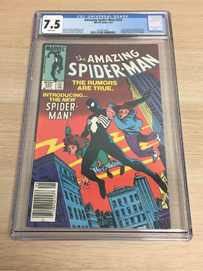 CGC Graded 7.5 - The Amazing Spider-Man #252 Comic Book from High End Collection - 1st App Black