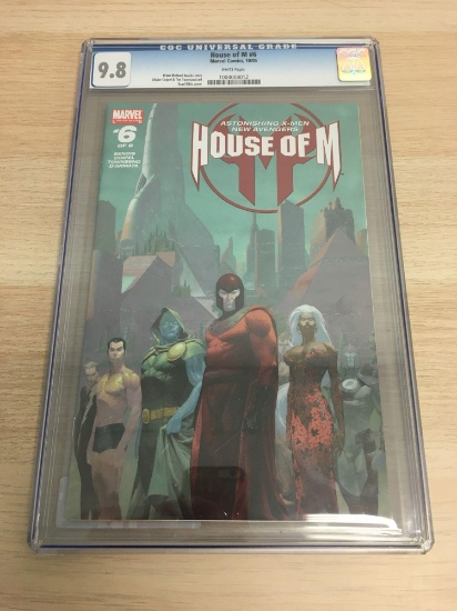 CGC Graded 9.8 - House of M #6 Comic Book from High End Collection