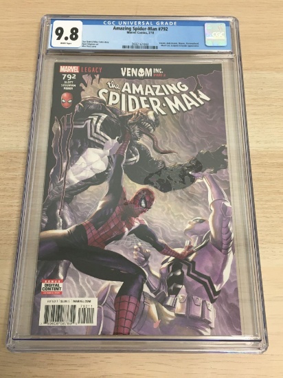 CGC Graded 9.8 - Amazing Spider-Man #792 Comic Book from High End Collection