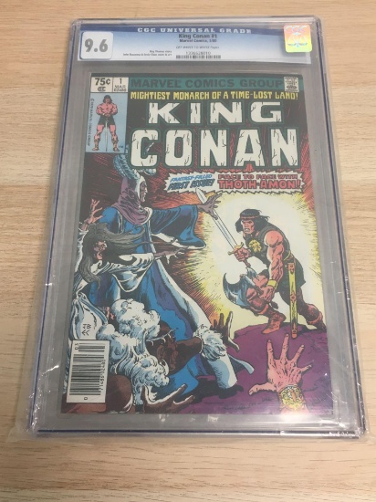 CGC Graded 9.6 - King Conan #1 Comic Book from High End Collection