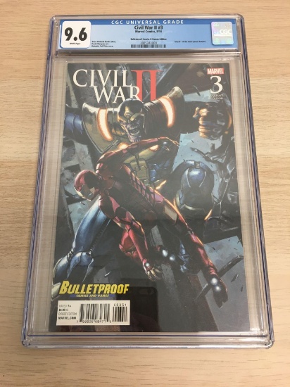 CGC Graded 9.6 - Civil War #3 Comic Book from High End Collection