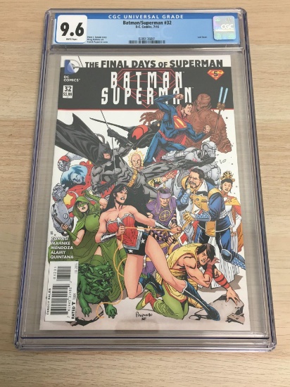 CGC Graded 9.6 - Batman / Superman #32 Comic Book from High End Collection