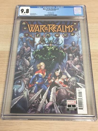 CGC Graded 9.8 - The War of the Realms #1 Comic Book from High End Collection