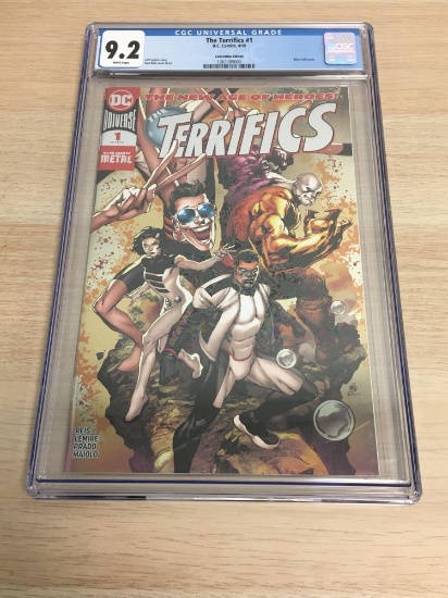 CGC Graded 9.2 - The Terrifics #1 Comic Book from High End Collection