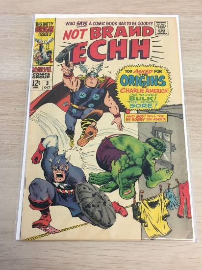 Not Brand Echh #3 Vintage Comic Book from High End Collection
