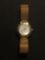 Skagen Designer Round 20mm Two-Tone Bezel Stainless Steel Watch w/ Mesh Bracelet