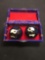 Pair of Panda Themed Asian Decorated Chinese Harmony Balls w/ Case