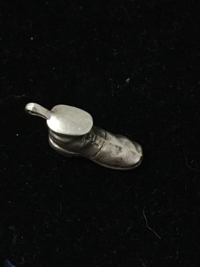 Boot Sterling Silver Charm Pendant