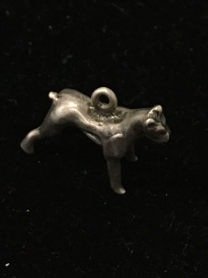 Bull Mastif Sterling Silver Charm Pendant