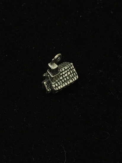 Church House Sterling Silver Charm Pendant