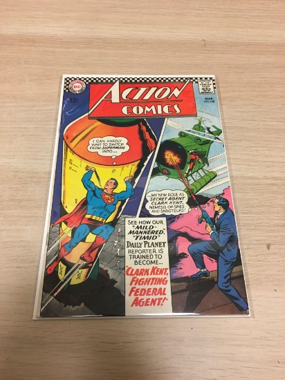 Action Comics #348 Superman Vintage Comic Book from High End Collection