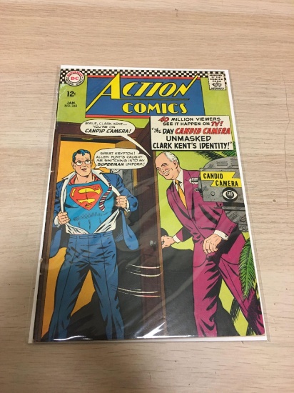 Action Comics #345 Superman Vintage Comic Book from High End Collection