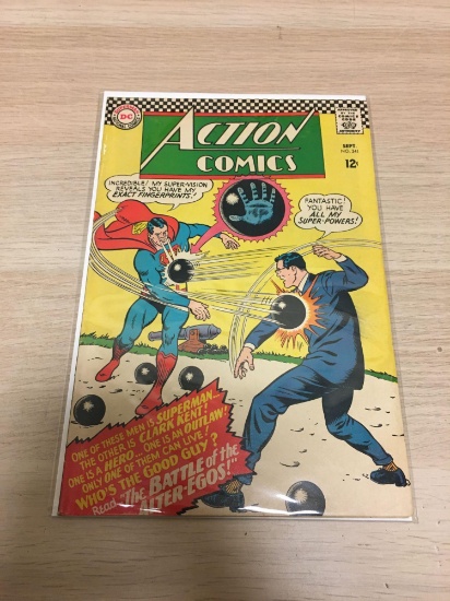 Action Comics #341 Superman Vintage Comic Book from High End Collection