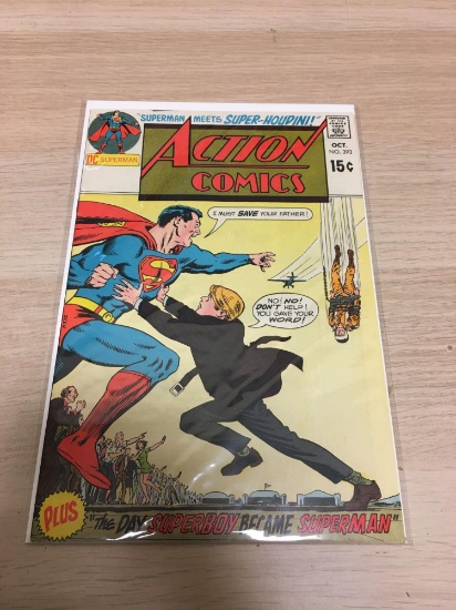 Action Comics #393 Superman Vintage Comic Book from High End Collection