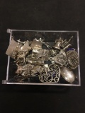 66 Grams of Sterling Silver Charm Pendants