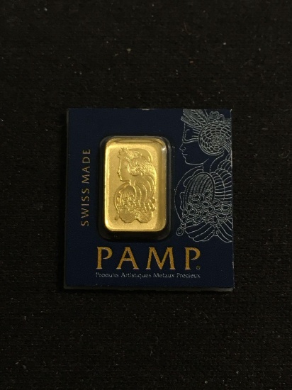 PAMP Suisse VeriScan 1 Gram .999 Fine Gold Bullion Bar - AU 999.9