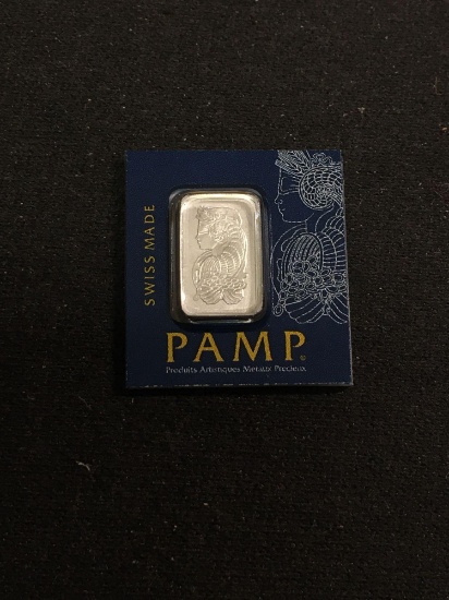 PAMP Suisse Veriscan 1 Gram .999 Fine Platinum Bullion Bar - Pt 999.5