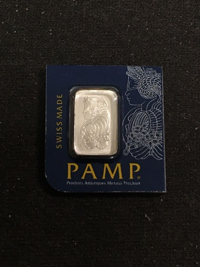 PAMP Suisse Veriscan 1 Gram .999 Fine Platinum Bullion Bar - Pt 999.5