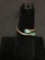 Petite Pear Turquoise Inlaid Sterling Silver Bypass Ring Band - Size 5