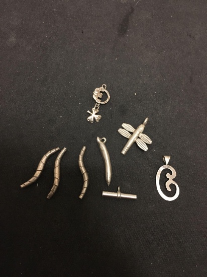 Various Size & Styled Sterling Silver Signature Pendants