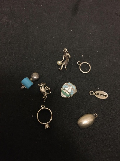 Various Size & Styled Sterling Silver Signature Charms
