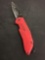 Swing Flick Open Craftsman Red Handled Utility Pocket Knife