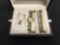 Brand New in Box Elgin II Quartz Watch - Bracelet - Necklace Set - Marble