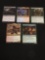 5 Count Lot of MTG Magic the Gathering Gold Symbol Rare Cards from Estate Collection