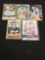 5 Card Lot of Sports Cards from Estate Collection - Inserts, Relics, Serial Numbered & More!