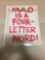 December 1973 MAD Magazine from Collection - Four Letter Word Issue