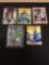 5 Count Lot of Sports Cards from Estate - Rookies, Stars, Inserts, & More
