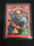1989 Pro Set #490 Troy Aikman Cowboys Rookie Football Card