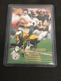 Signed 1995 Action Packed Charles Johnson Steelers Autographed Football Card