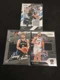 3 Card Lot of Basketball Jersey Relic Cards from Collection
