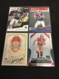 4 Card Lot of Baseball and Football Rookie Cards - Shohei Ohtani, Nick Bosa, Josh Allen, Saquon