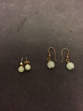 Two Pairs of Jade Earrings