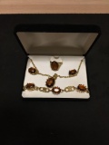 Incredible Gemstone Jewelry Set from Estate