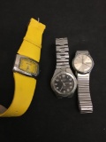 Lot of 3 Vintage Watches from Police Seizure Including Vintage Timex
