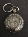 Vintage Collection Washington National Cathedral Pocket Watch from Police Seizure
