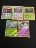5 Card Lot of Pokemon Holofoil Rare Cards from Estate Collection