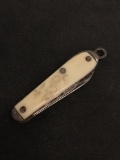 Vintage USA Mini White Handle Knife