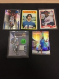 5 Count Lot of Sports Cards from Estate - Rookies, Stars, Inserts, & More