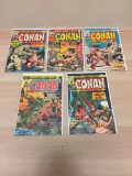 5 Count Lot of Vintage Comic Books from Large Collection